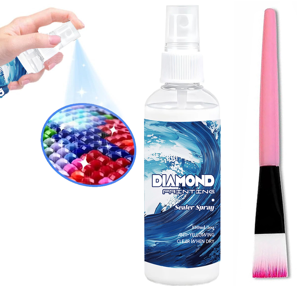 Art Craft Painting - Spray sigillante per pittura diamantata da