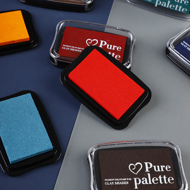 Rubber Stamp Blank - 12 colori di grandi dimensioni tampone