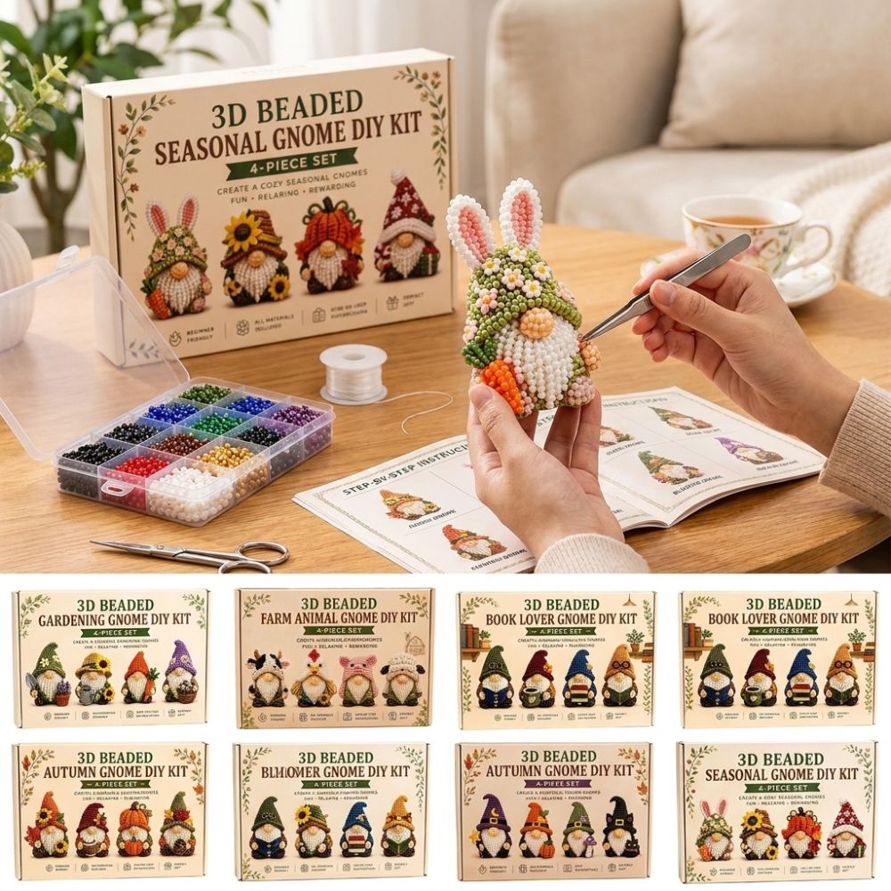 Art Craft Youtube - Kit Artigianale 3D con Perline Tubolari