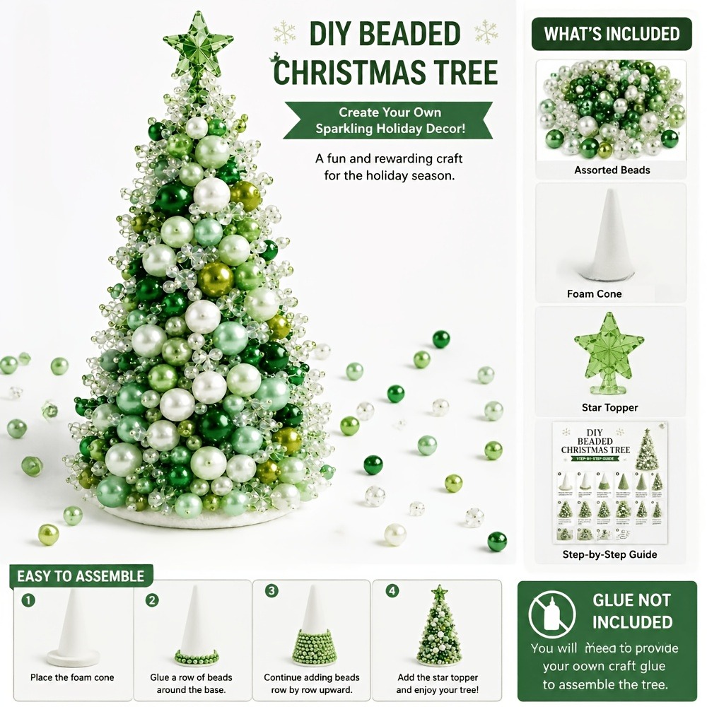 Art Craft Kits For Kids - Kit Albero di Natale Fai-da-Te con