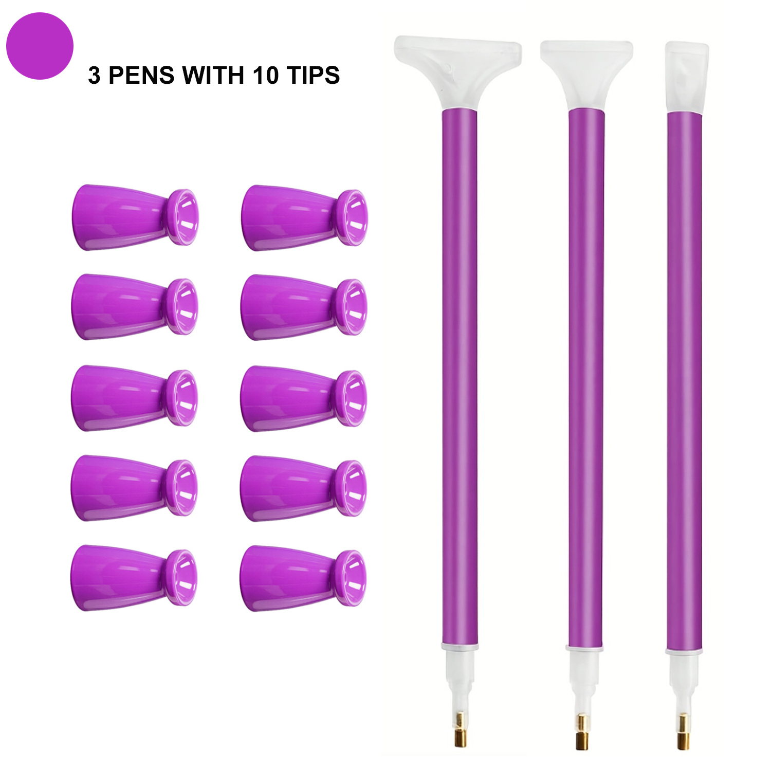 Art Craft Painting - Set di 10 punte in silicone