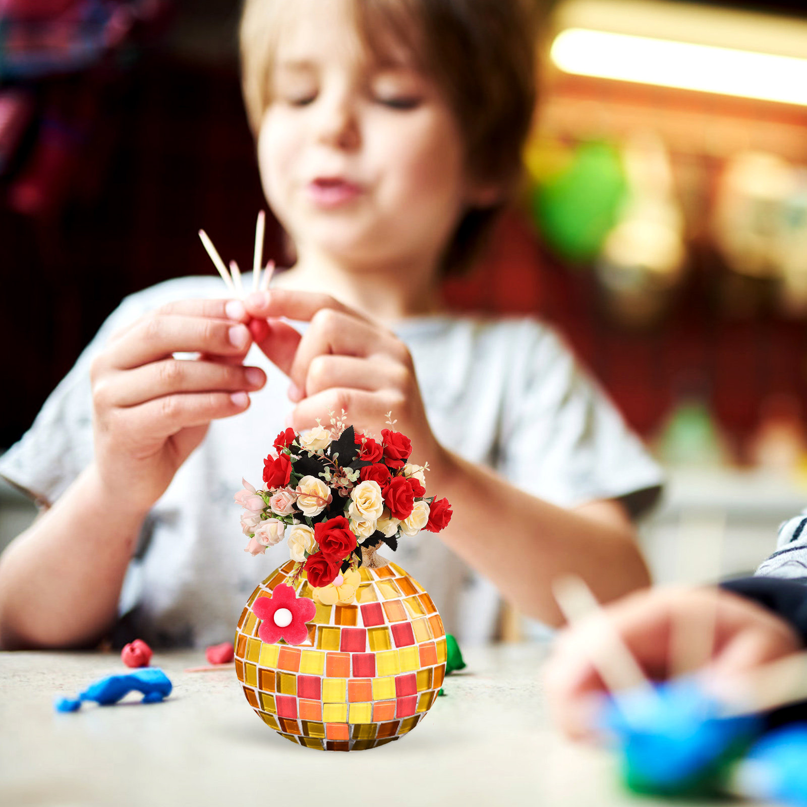 Art Craft Table - 1 Set Kit Fai-da-Te per Vaso
