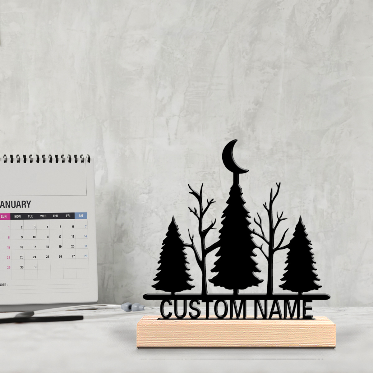 Art Craft Table - 1 pezzo Statua in metallo minimalista