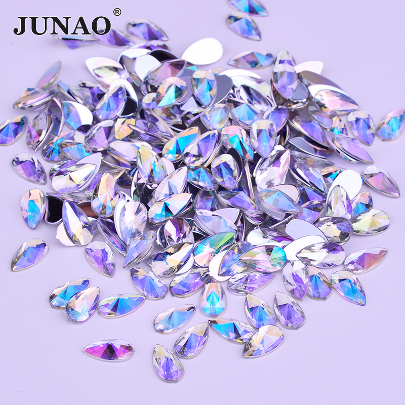 Craft And Art Difference - JUNAO all'ingrosso 8*13mm 9*18mm Flatback goccia
