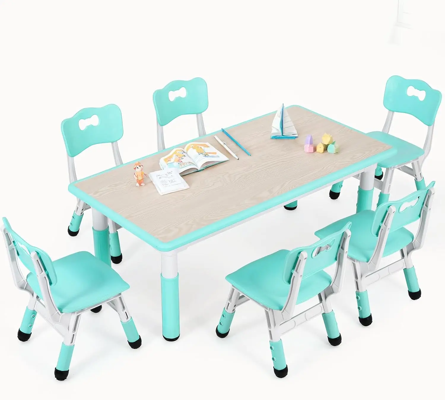 Set Tavolo e 6 Sedie per Bambi - Art Craft Preschool recensione e prezzo