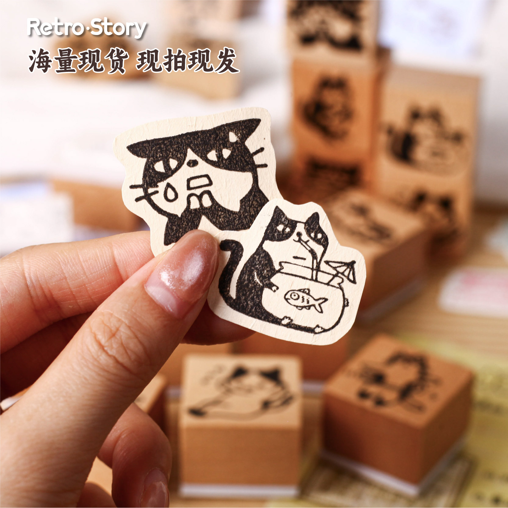 Timbri in Legno con Alfabeto e - Rubber Stamp Blank recensione e prezzo