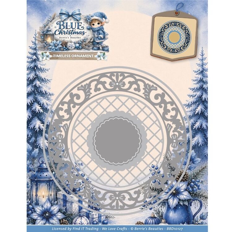Blue Christmas Winter Serenity - Stencil Cutting Plotter recensione e prezzo