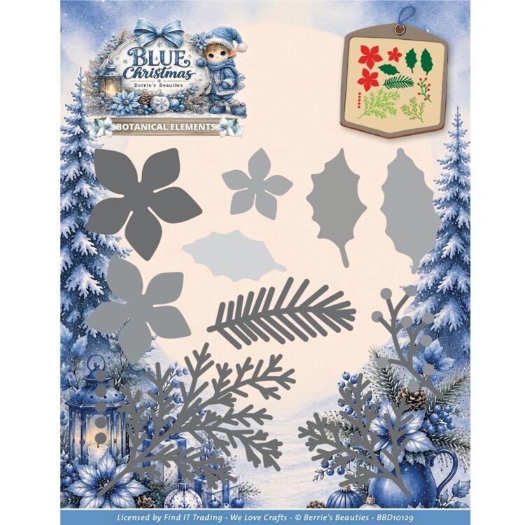 Blue Christmas Winter Serenity - Stencil Cutting Plotter recensione e prezzo