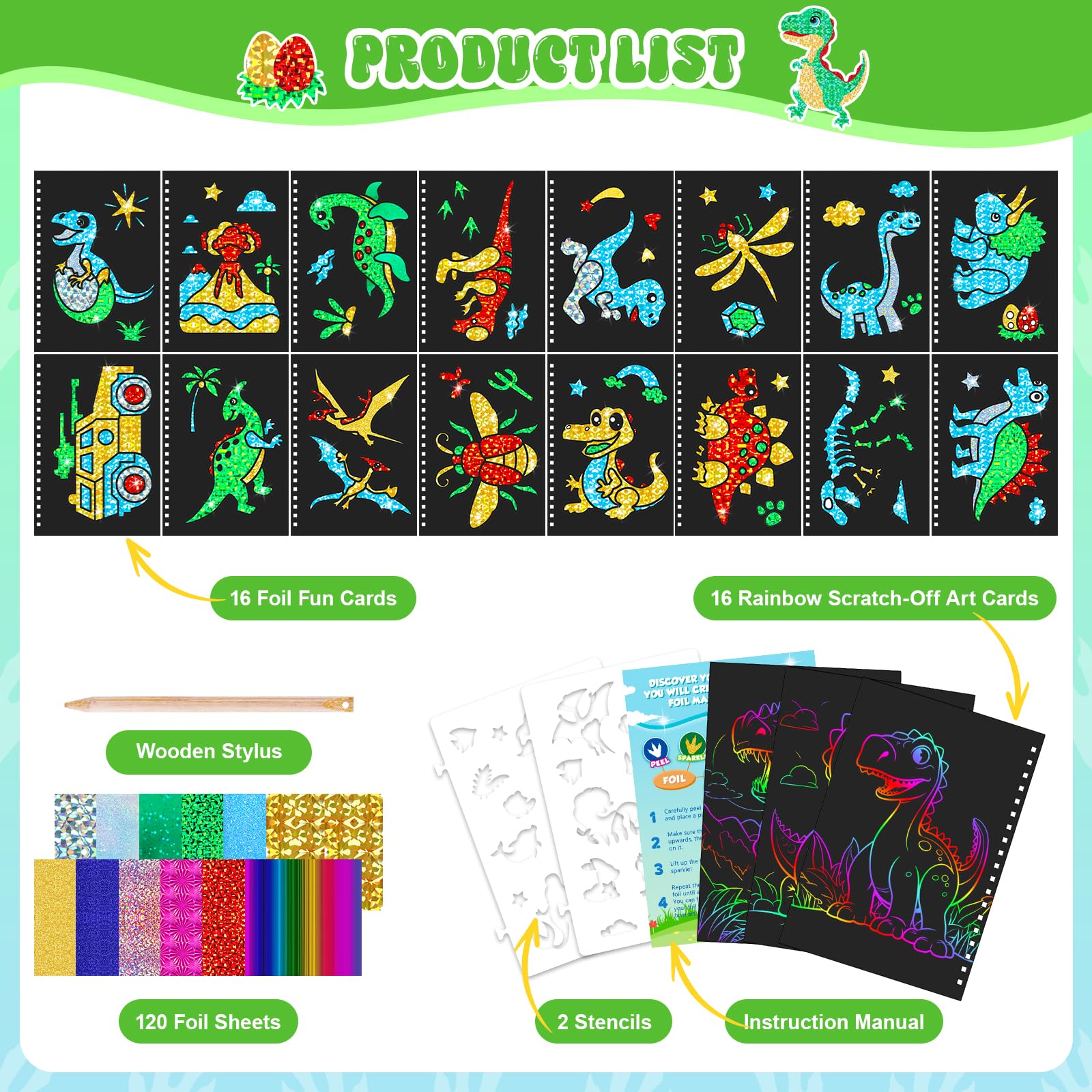 Libro da grattare con dinosaur - Art Craft Kits For Kids recensione e prezzo