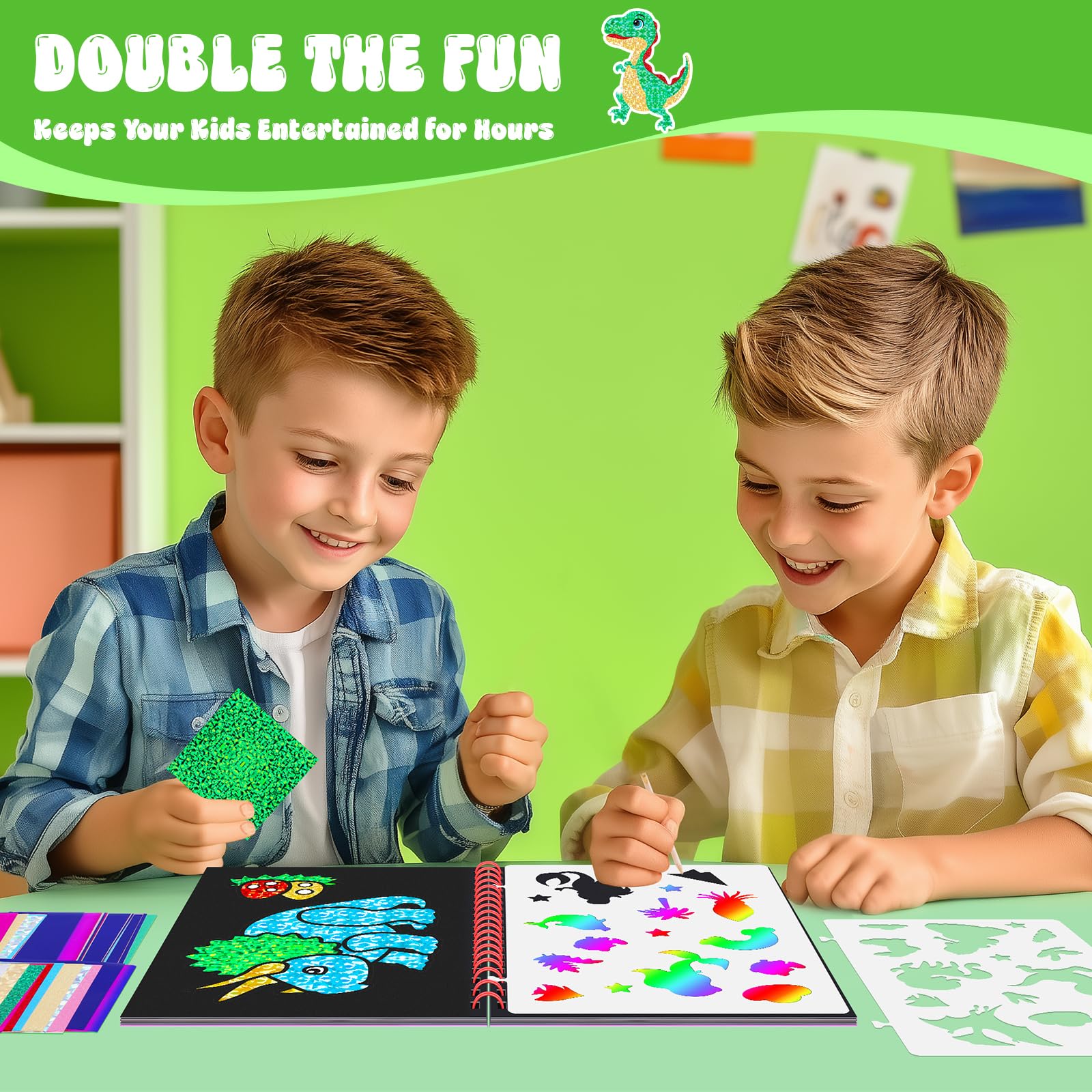 Libro da grattare con dinosaur - Art Craft Kits For Kids recensione e prezzo