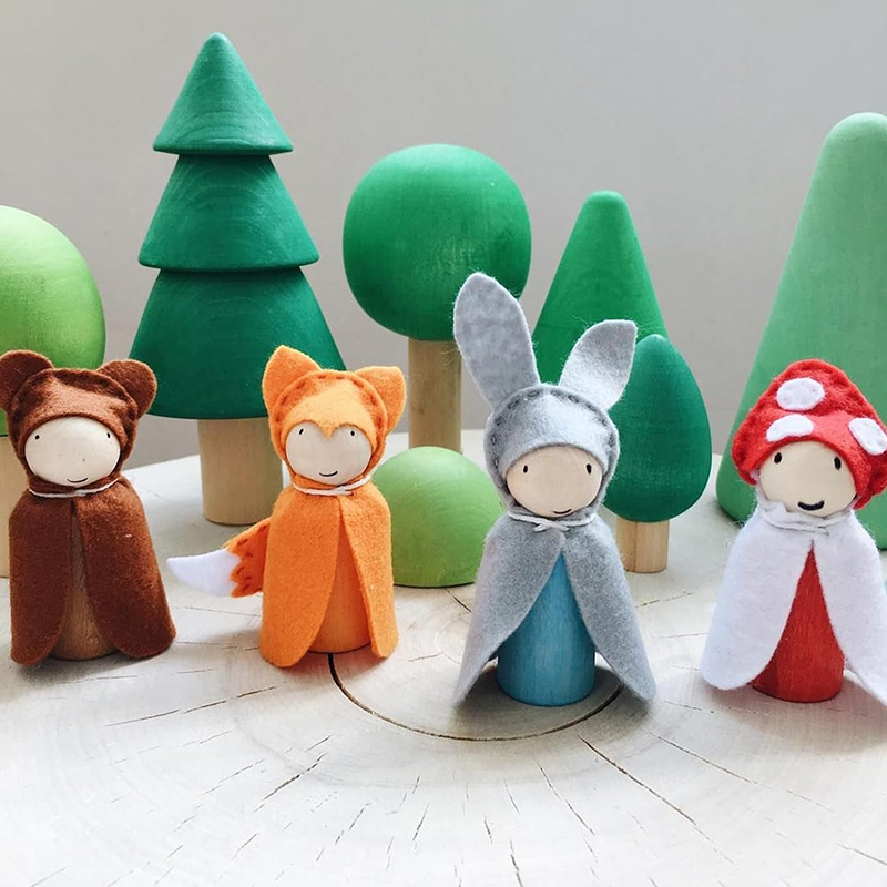 2/5/10 pezzi bambola con pioli - Craft And Art Difference recensione e prezzo