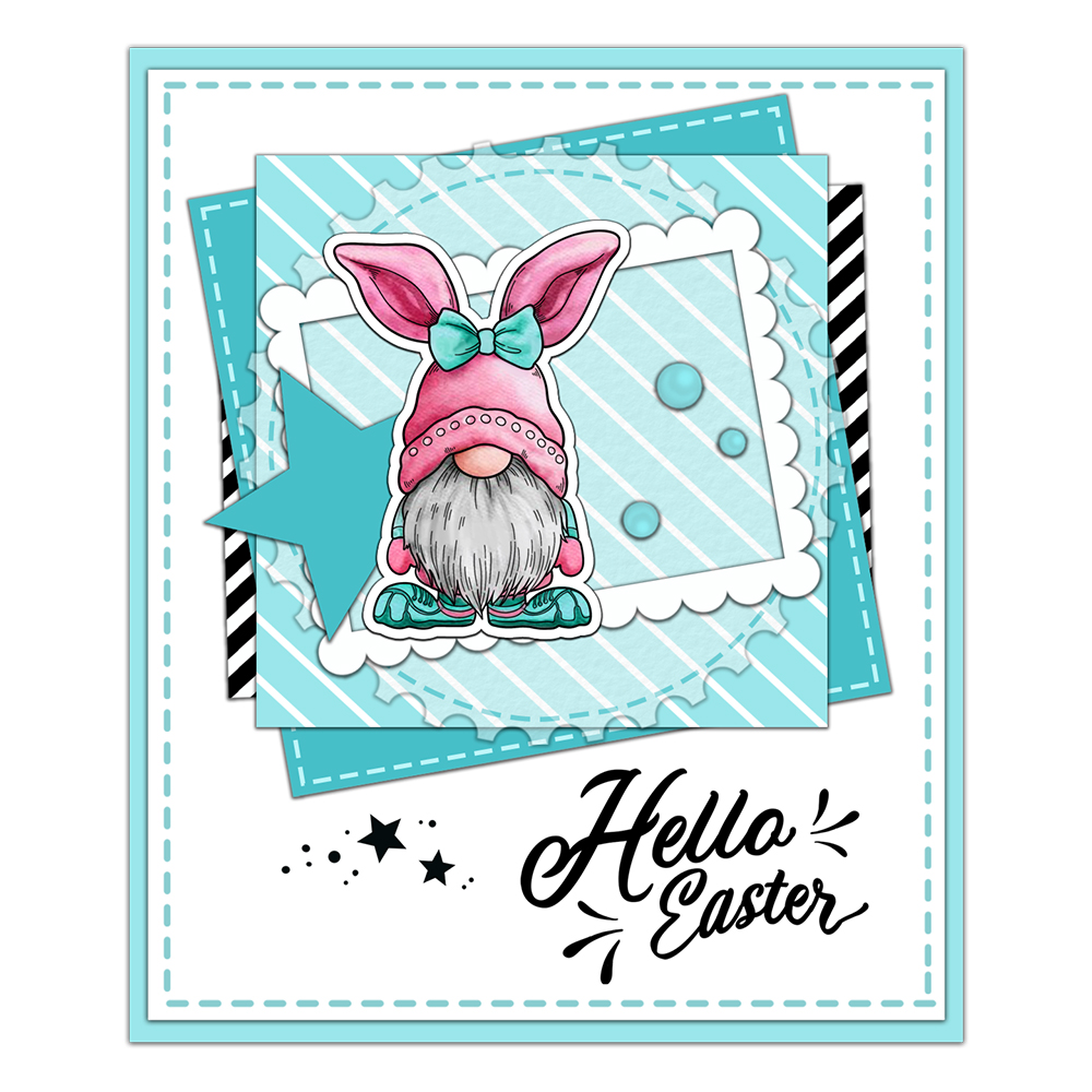 Mangocraft Happy Easter conigl - Rubber Stamp Blank recensione e prezzo