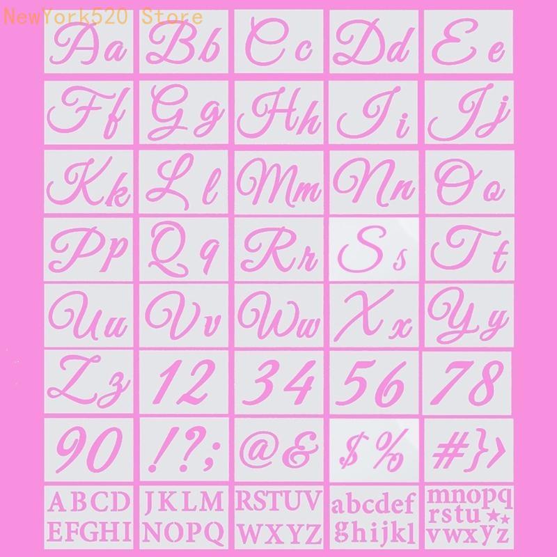 40 pezzi stencil per lettere a - Art Craft Description recensione e prezzo
