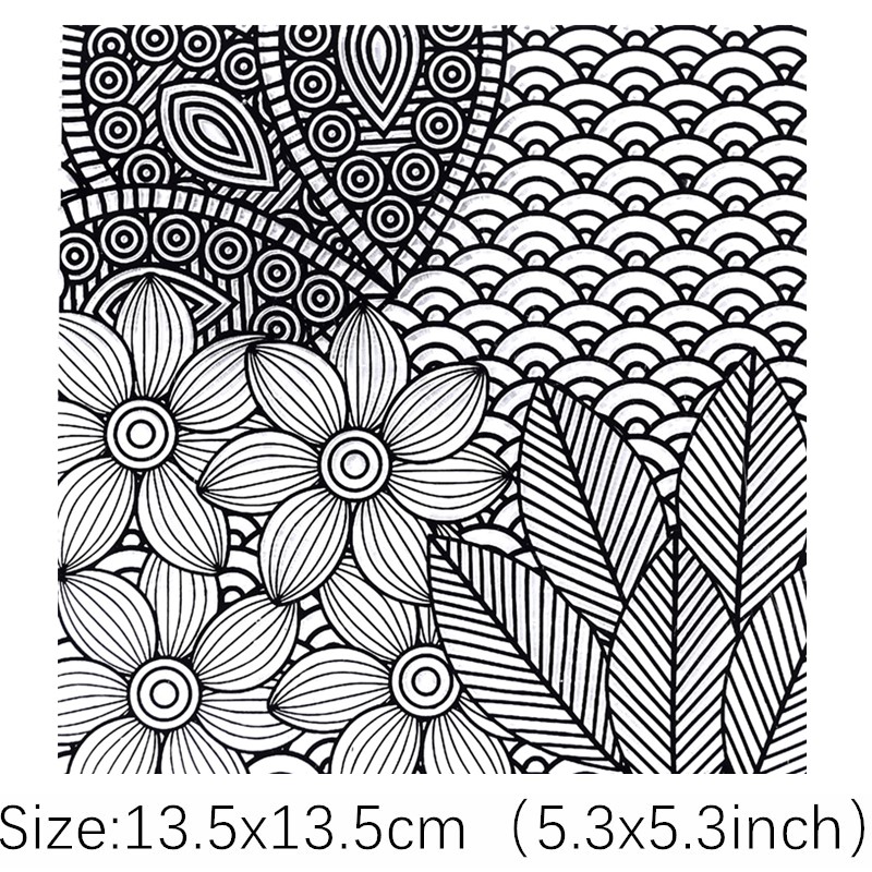 SNASAN Fiori Texture Goffratur - Rubber Stamp Blank recensione e prezzo