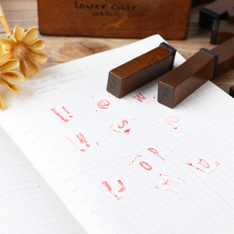 Set di 28 Timbri Alfabetici Vi - Rubber Stamp Blank recensione e prezzo