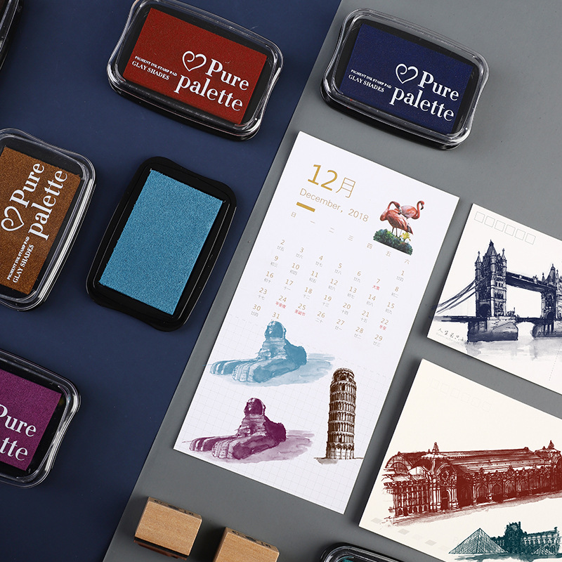 12 colori di grandi dimensioni - Rubber Stamp Blank recensione e prezzo