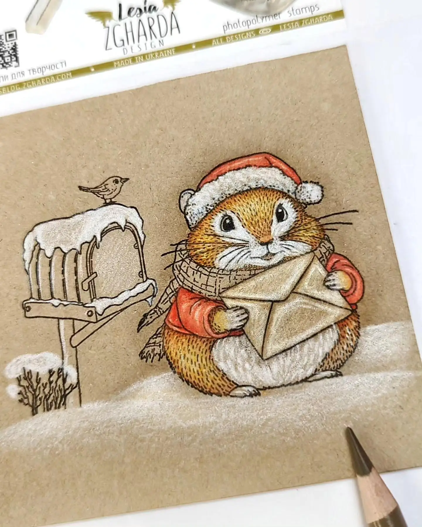 Pinguino cassetta postale scav - Rubber Stamp Blank recensione e prezzo