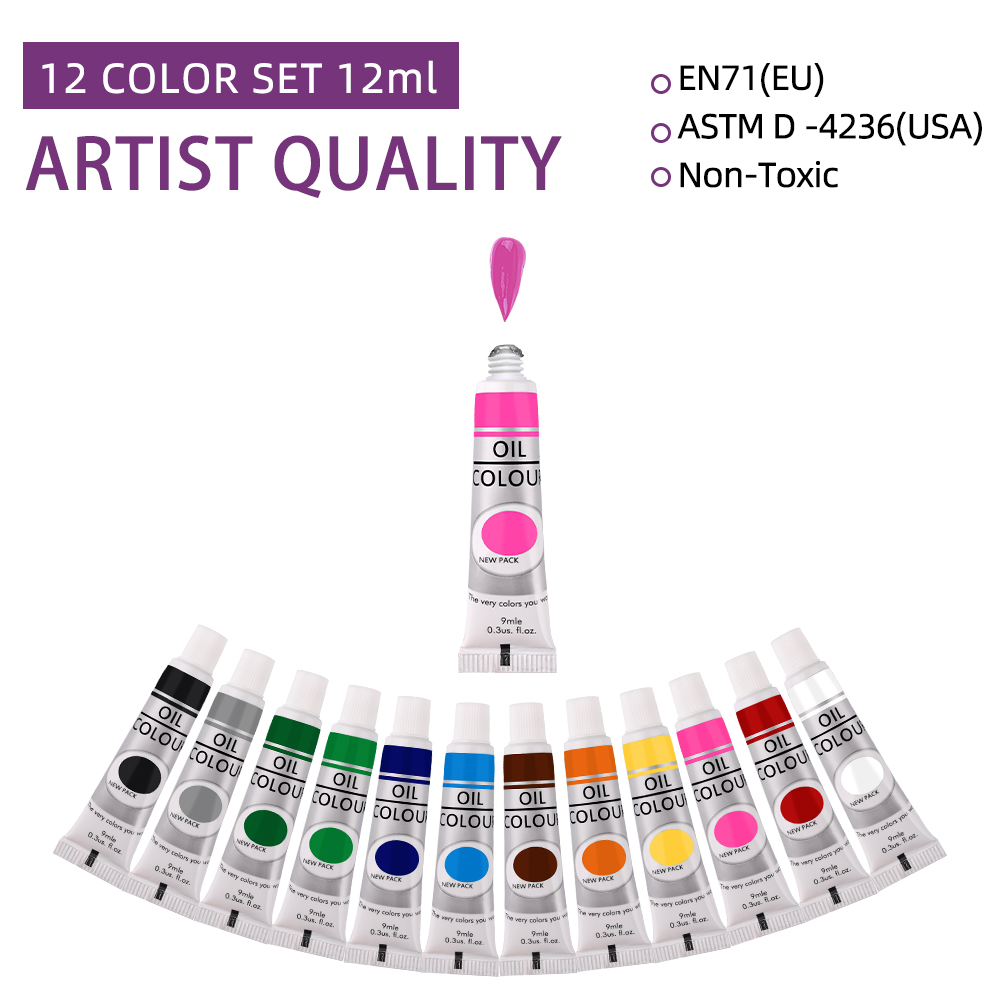 Set di colori ad olio da 12 co - Art Craft Youtube recensione e prezzo