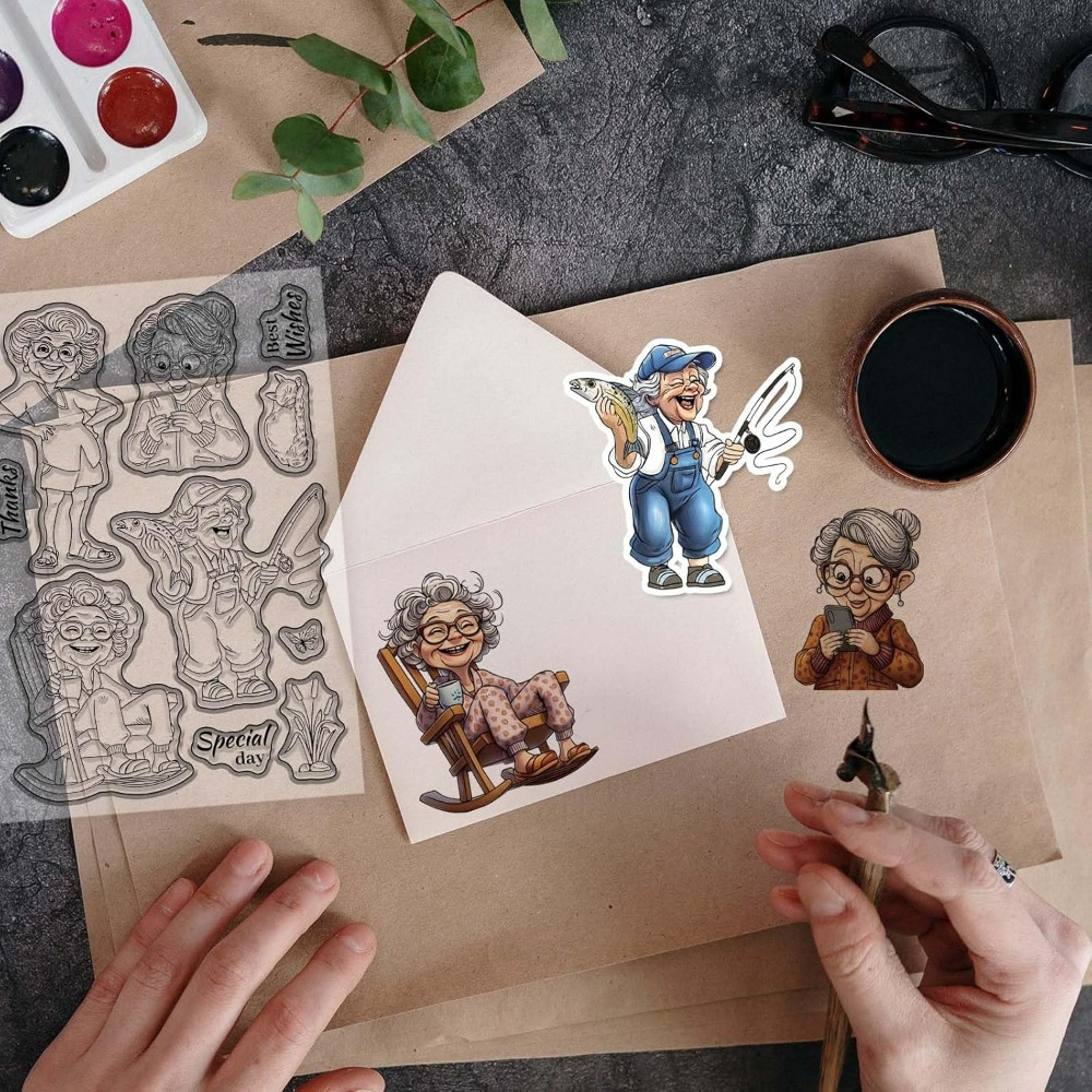 Timbri trasparenti per vecchia - Rubber Stamp Blank recensione e prezzo
