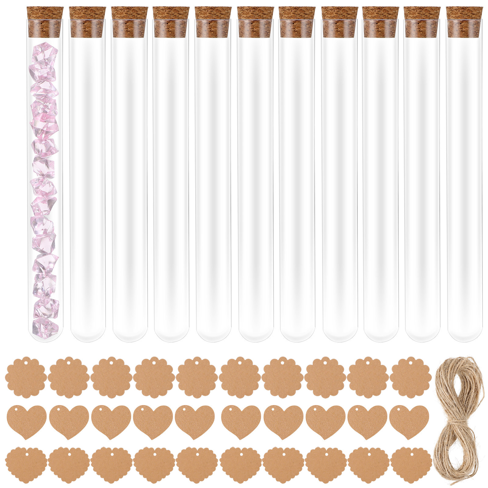 30 Provette in Plastica Traspa - Art Craft Youtube recensione e prezzo