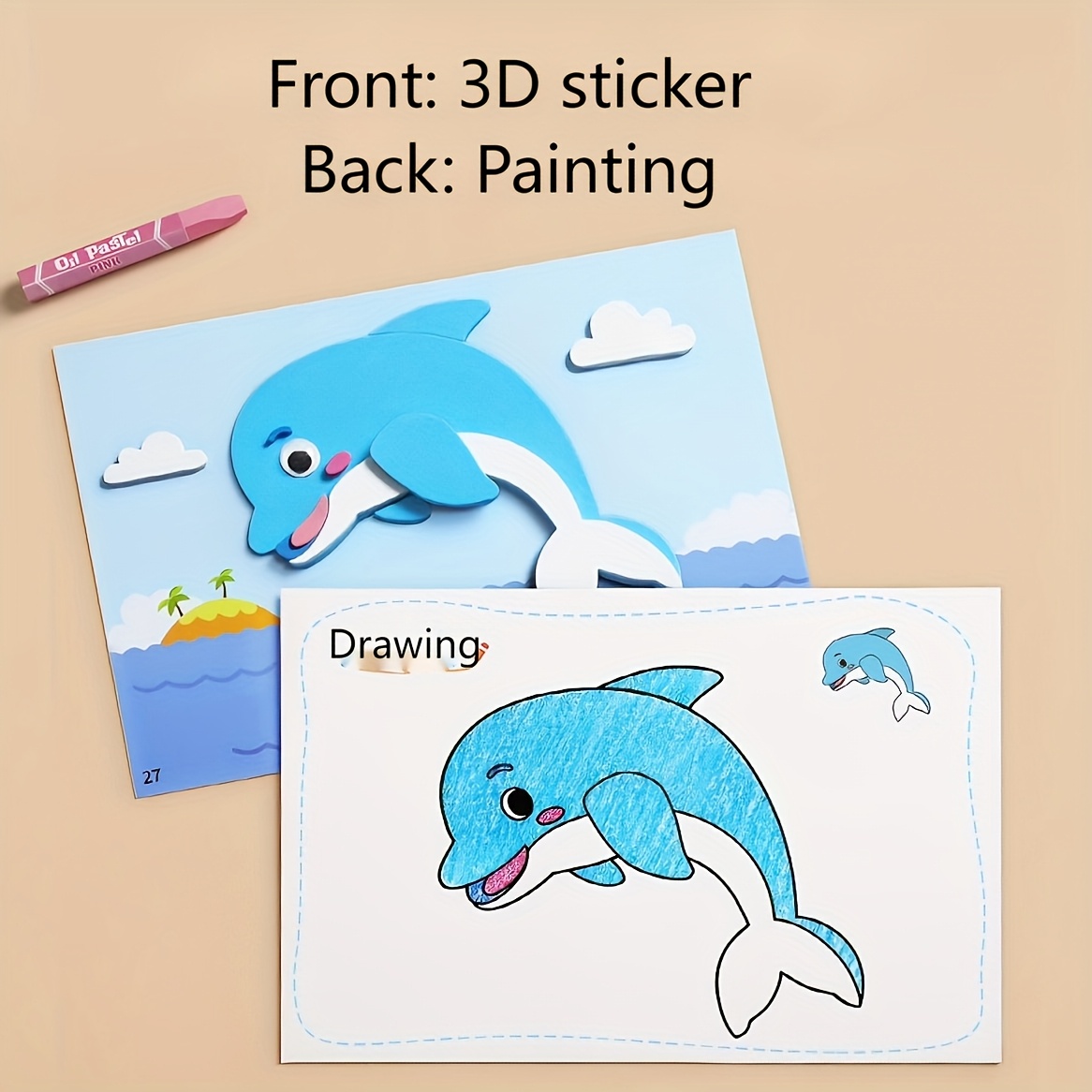 Adesivi 3D per Bambini, Monous - Art Craft Education recensione e prezzo