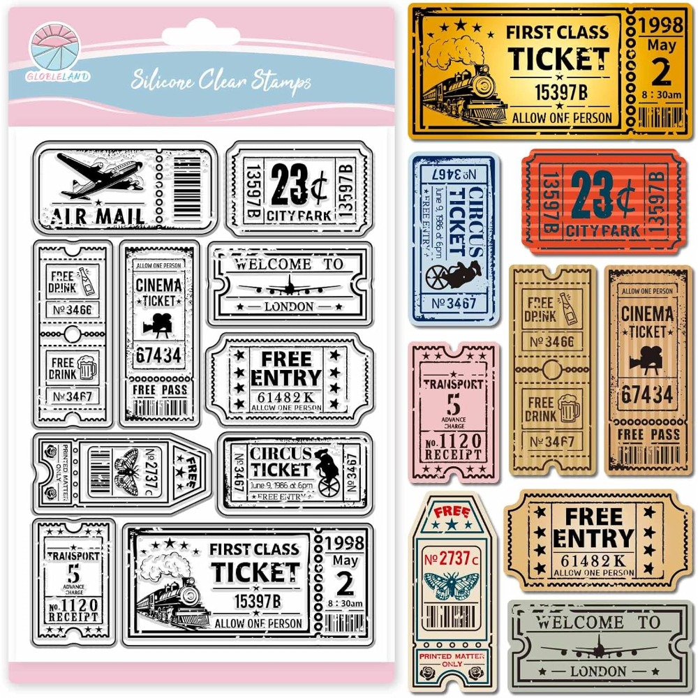 Timbro trasparente per bigliet - Rubber Stamp Blank recensione e prezzo