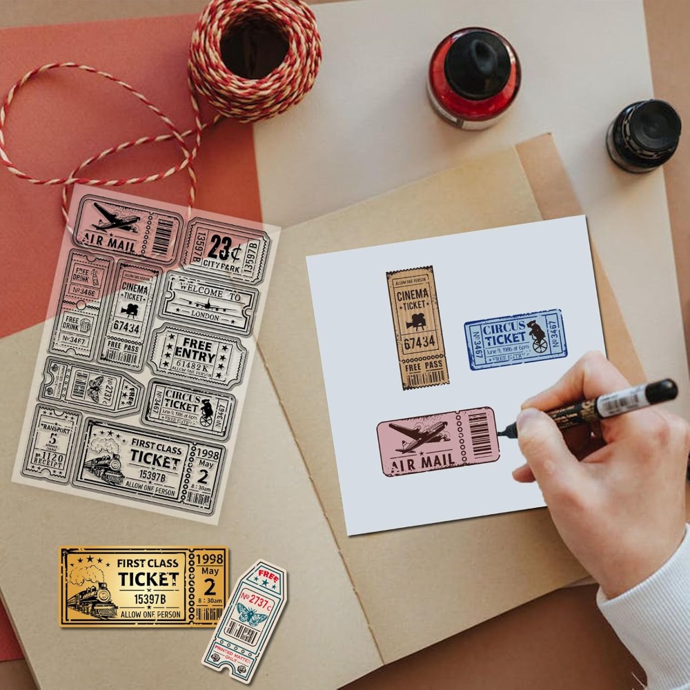 Timbro trasparente per bigliet - Rubber Stamp Blank recensione e prezzo
