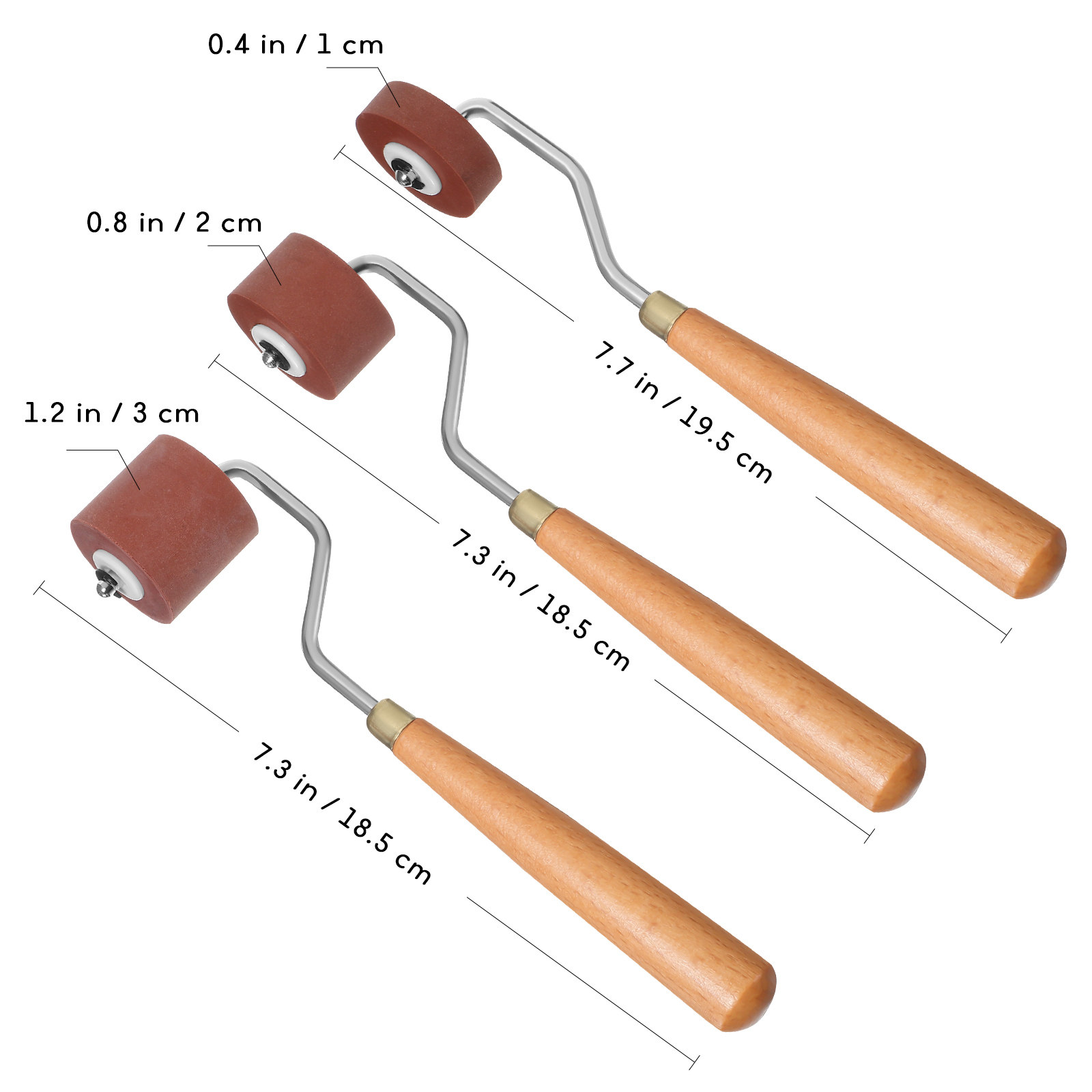 Set di 3 Rulli in Gomma di Div - Craft And Art Difference recensione e prezzo