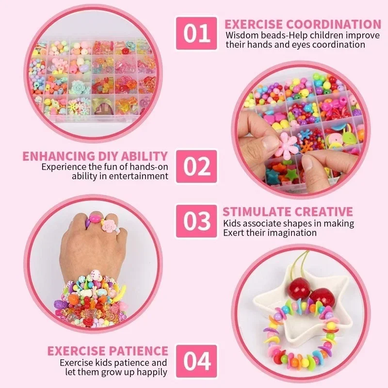 Ragazze fai da te Set di perli - Art Craft Kits For Kids recensione e prezzo